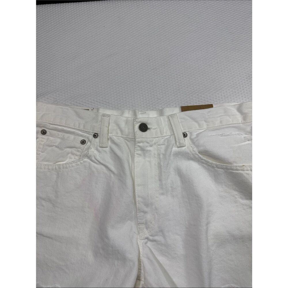 NWT Polo Ralph Lauren White Denim Raw-Hem Crosby Shorts Size 29 - Picture 9 of 11